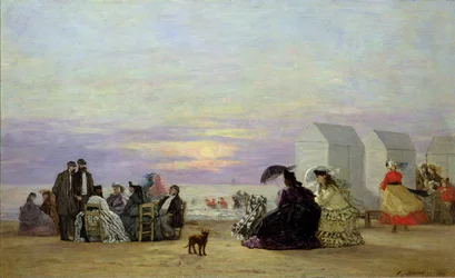 Beach Scene, Evening